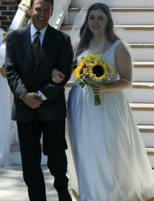 Bill and Grace on Steps